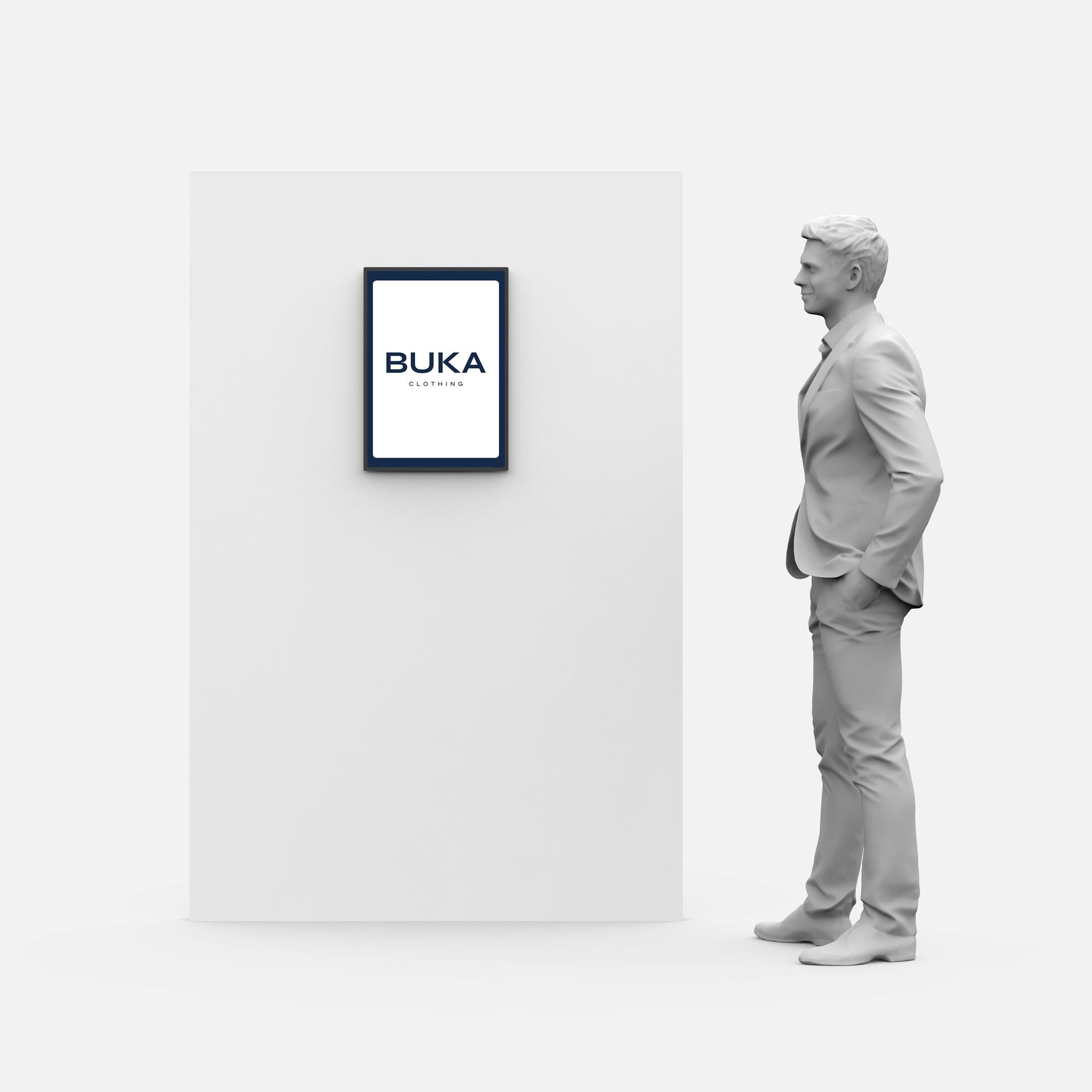 BUKA Clothing Brand Display – CrystalDisplay Model L