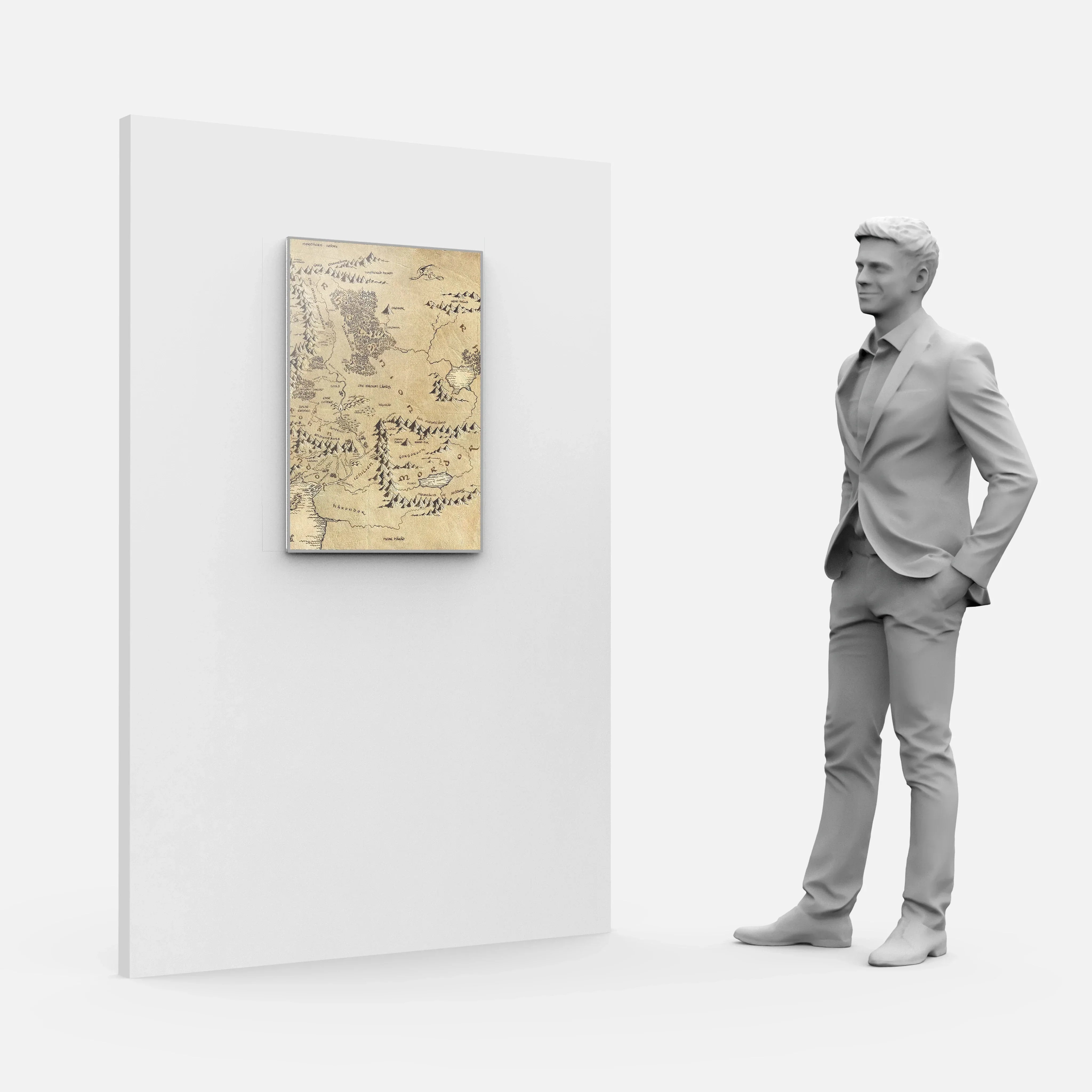 Antique Map – CrystalDisplay Model XL