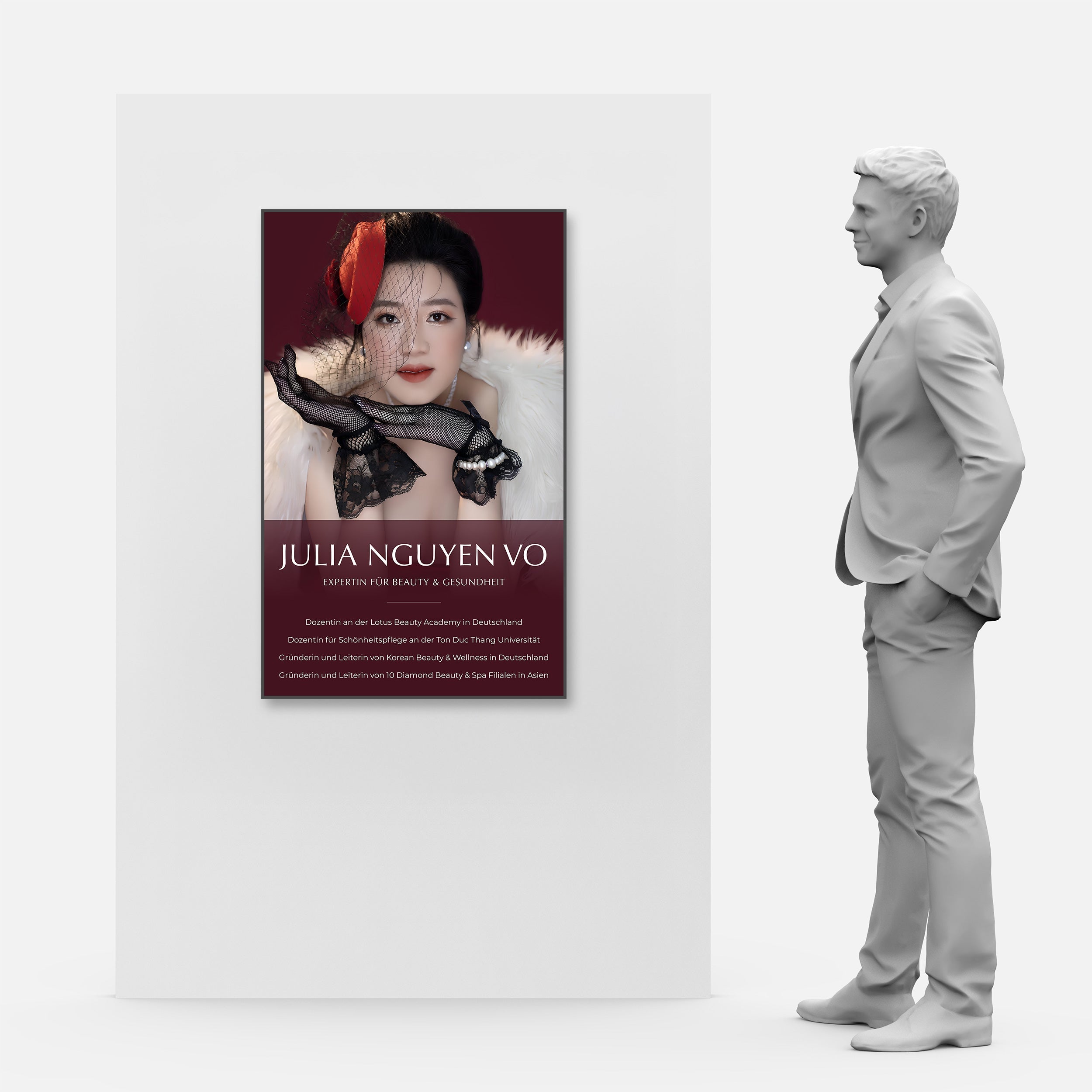 XXL LED Display Lightbox for Korean Spa | Founder Portrait