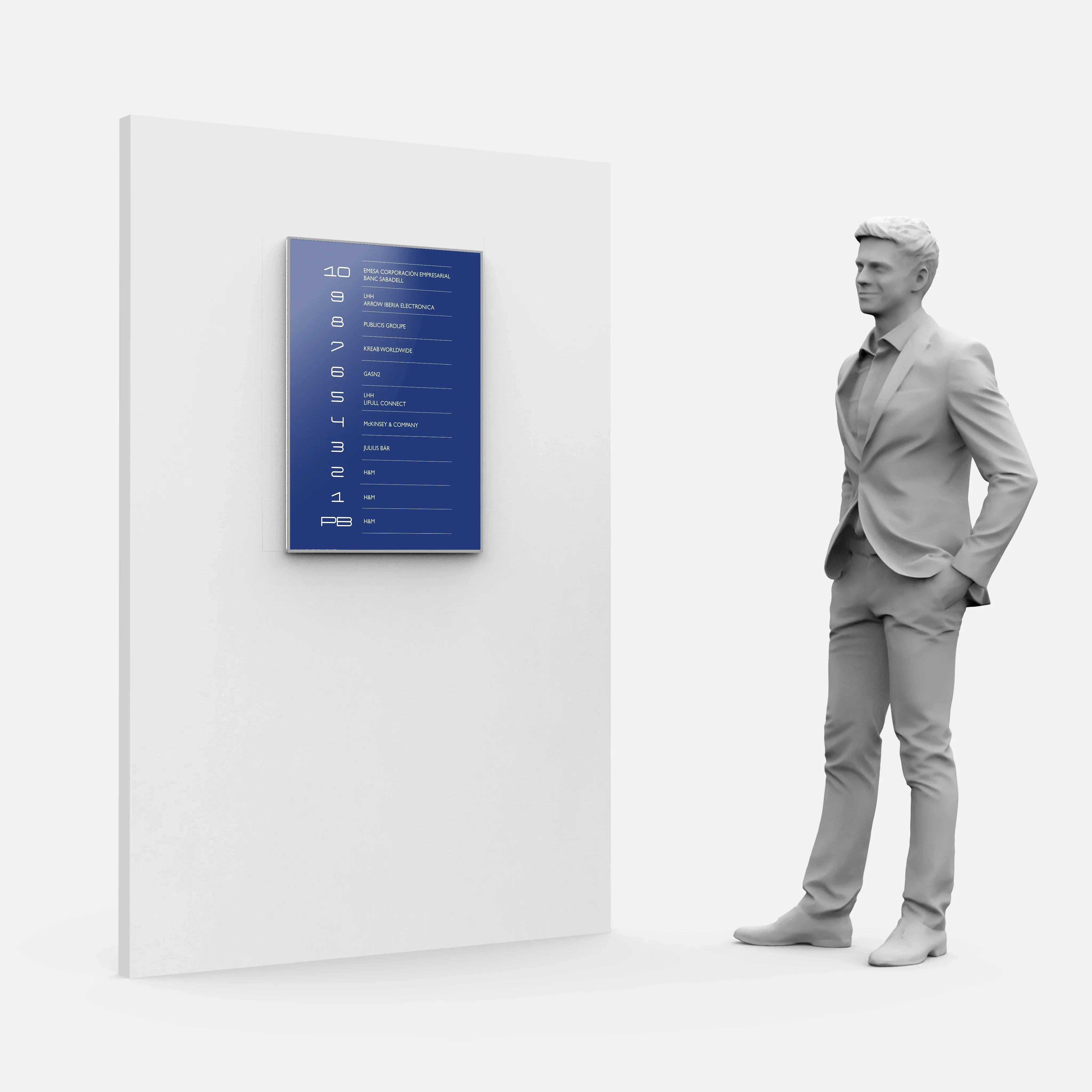 Wayfinding Board – CrystalDisplay Model XL