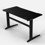 120 Workstation Desk | Carbon Fibre Finish, LED Lighting | B2B Pricing Gaming Desk - Wheeler Display