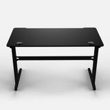 120 Workstation Desk | Carbon Fibre Finish, LED Lighting | B2B Pricing Gaming Desk - Wheeler Display