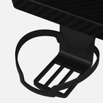 120 Workstation Desk | Carbon Fibre Finish, LED Lighting | B2B Pricing Gaming Desk - Wheeler Display