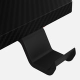 120 Workstation Desk | Carbon Fibre Finish, LED Lighting | B2B Pricing Gaming Desk - Wheeler Display