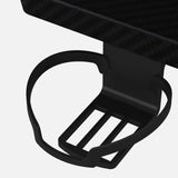 140 Workstation Desk | Carbon Fibre Finish, LED Lighting | B2B Pricing Gaming Desk - Wheeler Display