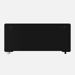 140 Workstation Desk | Carbon Fibre Finish, LED Lighting | B2B Pricing Gaming Desk - Wheeler Display