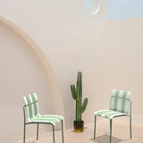 StackChair – Indoor/Outdoor Chair (Green & White) | B2B Pricing Chair - Wheeler Display