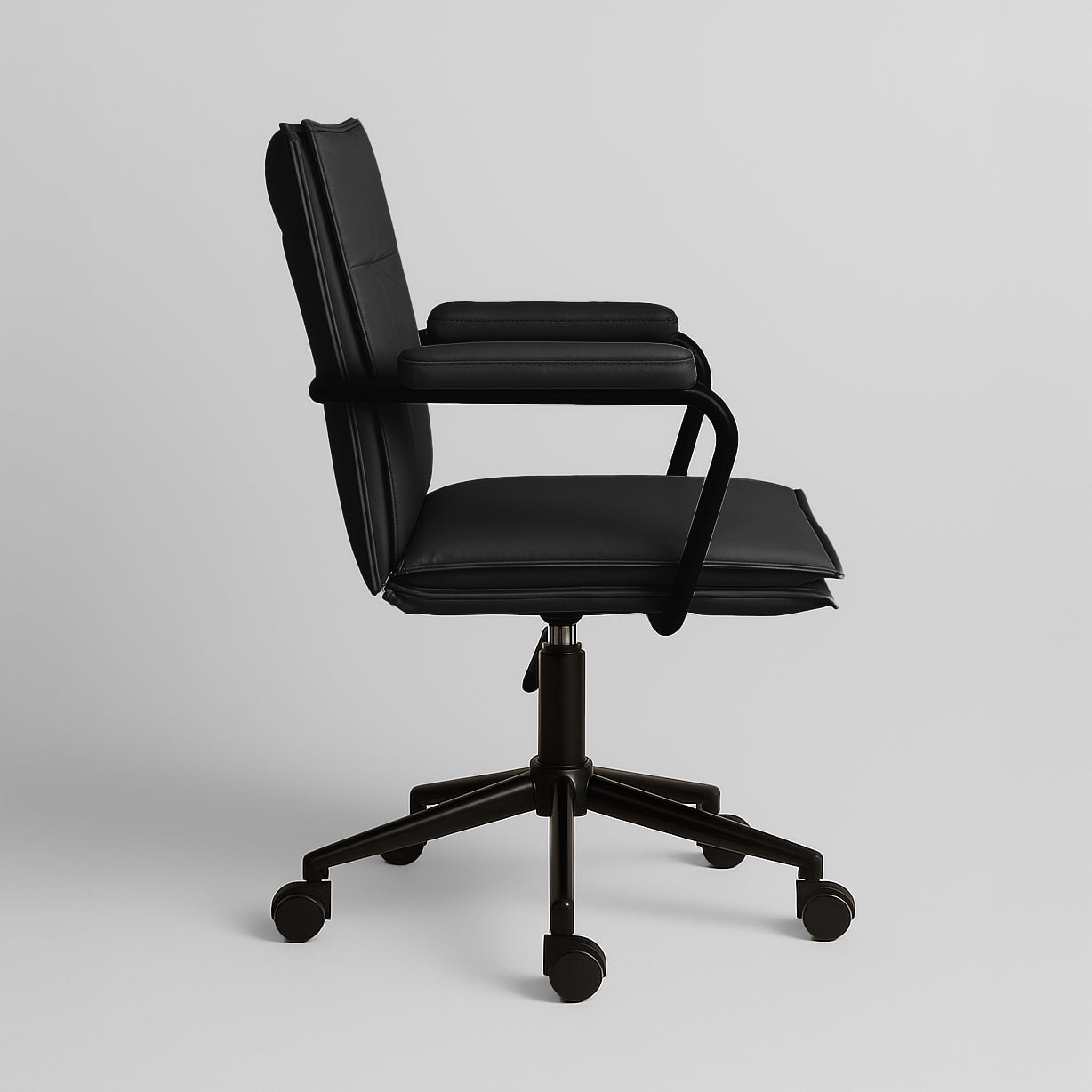Executive Office Chair – Black Faux Leather | Workspace Seating | B2B Pricing - Marcel Olsen