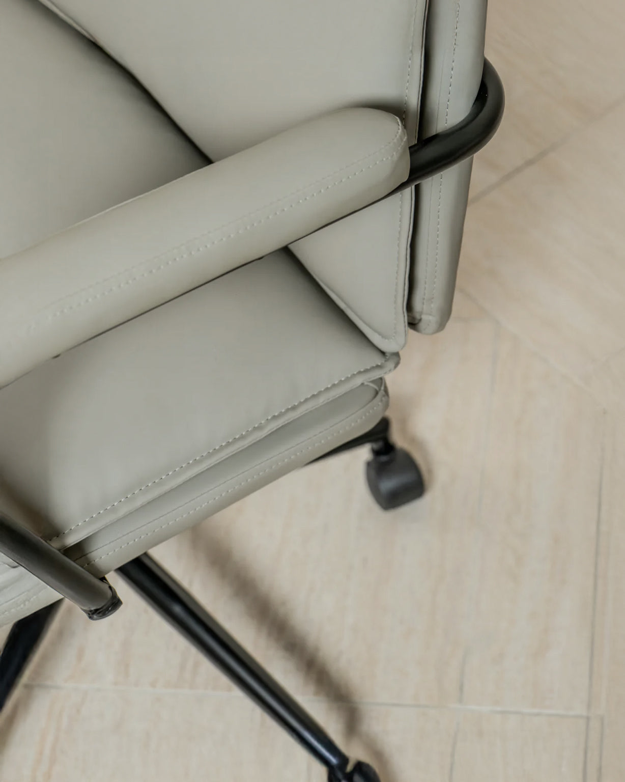 Executive Office Chair – Grey Faux Leather | Workspace Seating | B2B Pricing - Marcel Olsen