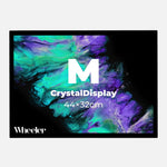 LED Display Lightbox / Glass + Aluminium / M (31×43 cm A3) / Black CrystalDisplay Lightbox - Wheeler Display