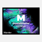 LED Display Lightbox / Glass + Aluminium / M (31×43 cm A3) / Black CrystalDisplay Lightbox - Wheeler Display