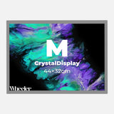 LED Display Lightbox / Glass + Aluminium / M (31×43 cm A3) / Silver CrystalDisplay Lightbox - Wheeler Display