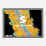 LED Display Lightbox / Glass + Aluminium / S (22.5×31 cm A4) / Silver CrystalDisplay Lightbox - Wheeler Display