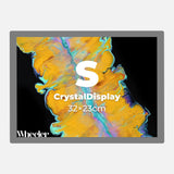 LED Display Lightbox / Glass + Aluminium / S (22.5×31 cm A4) / Silver CrystalDisplay Lightbox - Wheeler Display