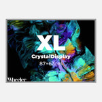 LED Display Lightbox / Glass + Aluminium / XL (60×85 cm A1) / Silver CrystalDisplay Lightbox - Wheeler Display