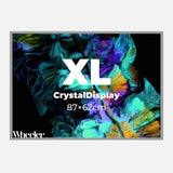 LED Display Lightbox / Glass + Aluminium / XL (60×85 cm A1) / Silver CrystalDisplay Lightbox - Wheeler Display