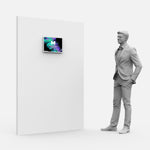 LED Display Lightbox / Glass + Aluminium / M (31×43 cm A3) / Silver CrystalDisplay Lightbox - Wheeler Display