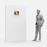 LED Display Lightbox / Glass + Aluminium / S (22.5×31 cm A4) / Silver CrystalDisplay Lightbox - Wheeler Display