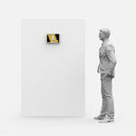 LED Display Lightbox / Glass + Aluminium / S (22.5×31 cm A4) / Silver CrystalDisplay Lightbox - Wheeler Display