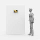 LED Display Lightbox / Glass + Aluminium / S (22.5×31 cm A4) / Silver CrystalDisplay Lightbox - Wheeler Display