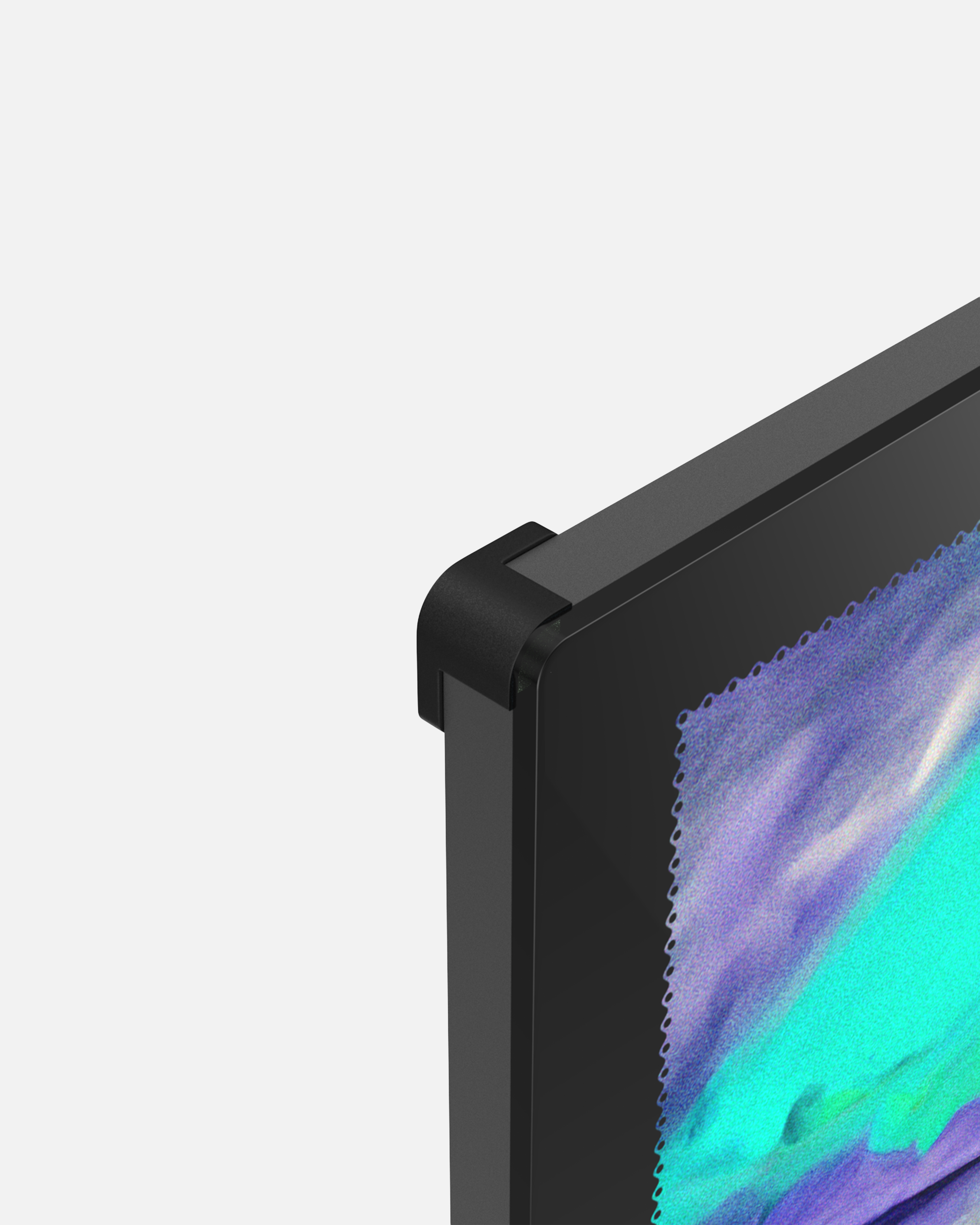 LED Display Lightbox / Glass + Aluminium / M (31×43 cm A3) / Black CrystalDisplay Lightbox - Wheeler Display