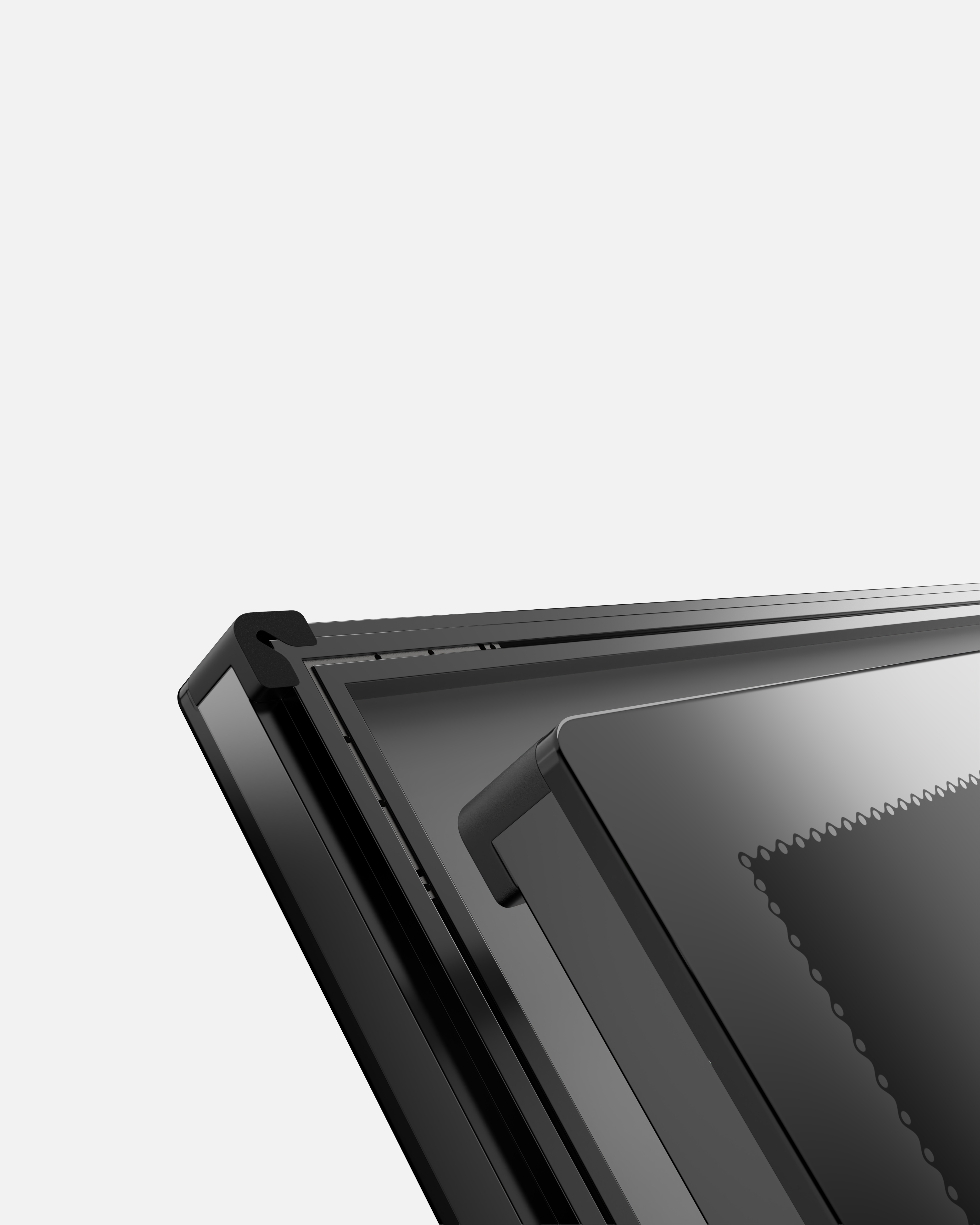 LED Display Lightbox / Glass + Aluminium / M (31×43 cm A3) / Black CrystalDisplay Lightbox - Wheeler Display