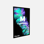 LED Display Lightbox / Glass + Aluminium / M (31×43 cm A3) / Black CrystalDisplay Lightbox - Wheeler Display