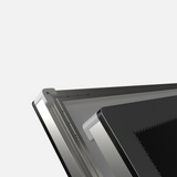 LED Display Lightbox / Glass + Aluminium / M (31×43 cm A3) / Silver CrystalDisplay Lightbox - Wheeler Display