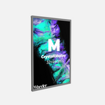 LED Display Lightbox / Glass + Aluminium / M (31×43 cm A3) / Silver CrystalDisplay Lightbox - Wheeler Display
