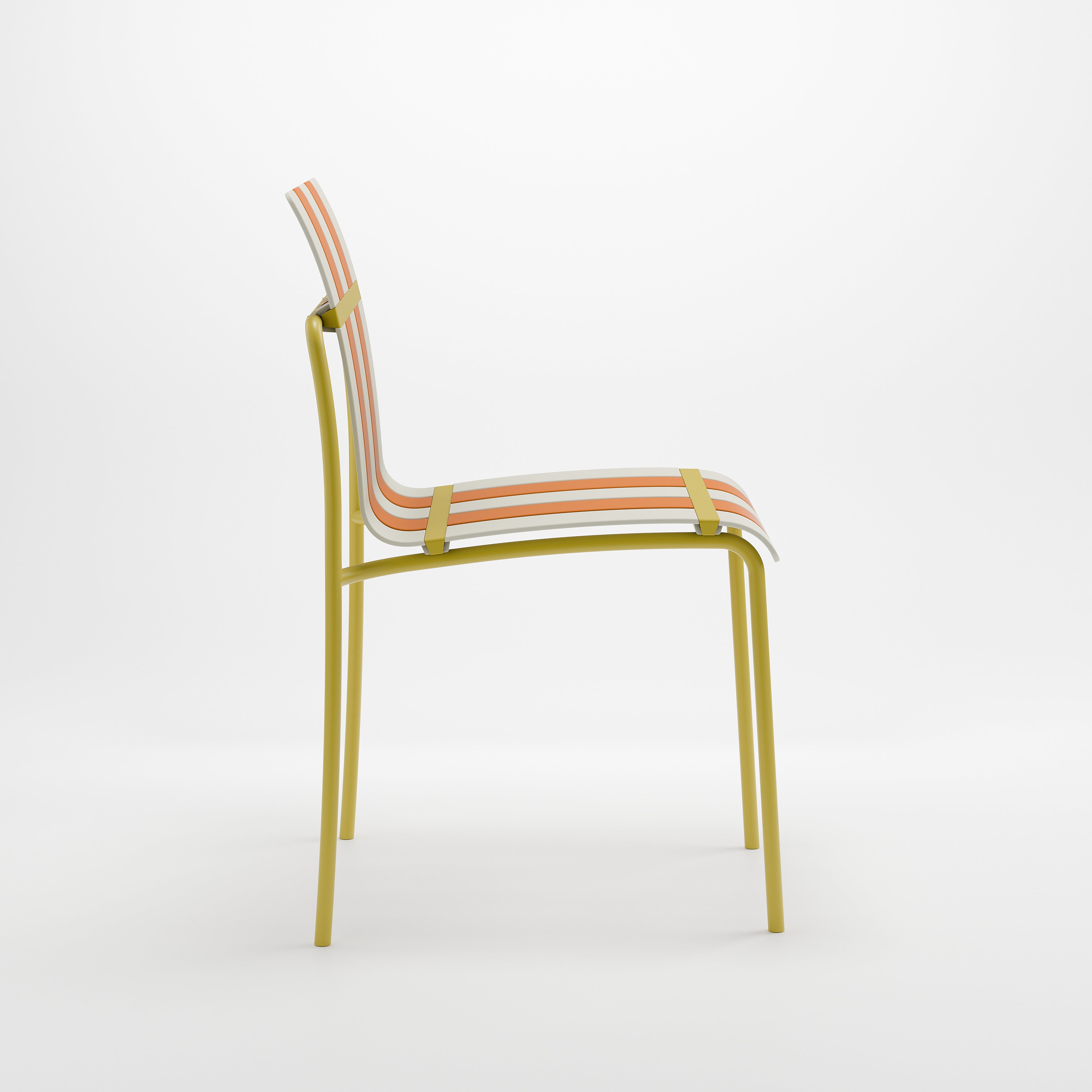 StackChair – Indoor/Outdoor Chair (Orange, Yellow & White) | B2B Pricing Chair - Wheeler Display