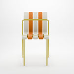 StackChair – Indoor/Outdoor Chair (Orange, Yellow & White) | B2B Pricing Chair - Wheeler Display