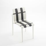 StackChair – Indoor/Outdoor Chair (Black & White) | B2B Pricing Chair - Wheeler Display