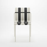 StackChair – Indoor/Outdoor Chair (Black & White) | B2B Pricing Chair - Wheeler Display