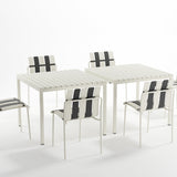 StackChair – Indoor/Outdoor Chair (Black & White) | B2B Pricing Chair - Wheeler Display