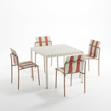 StackChair – Indoor/Outdoor Chair (Beige & White) | B2B Pricing Chair - Wheeler Display