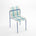 StackChair – Indoor/Outdoor Chair (Blue & White) | B2B Pricing Chair - Wheeler Display