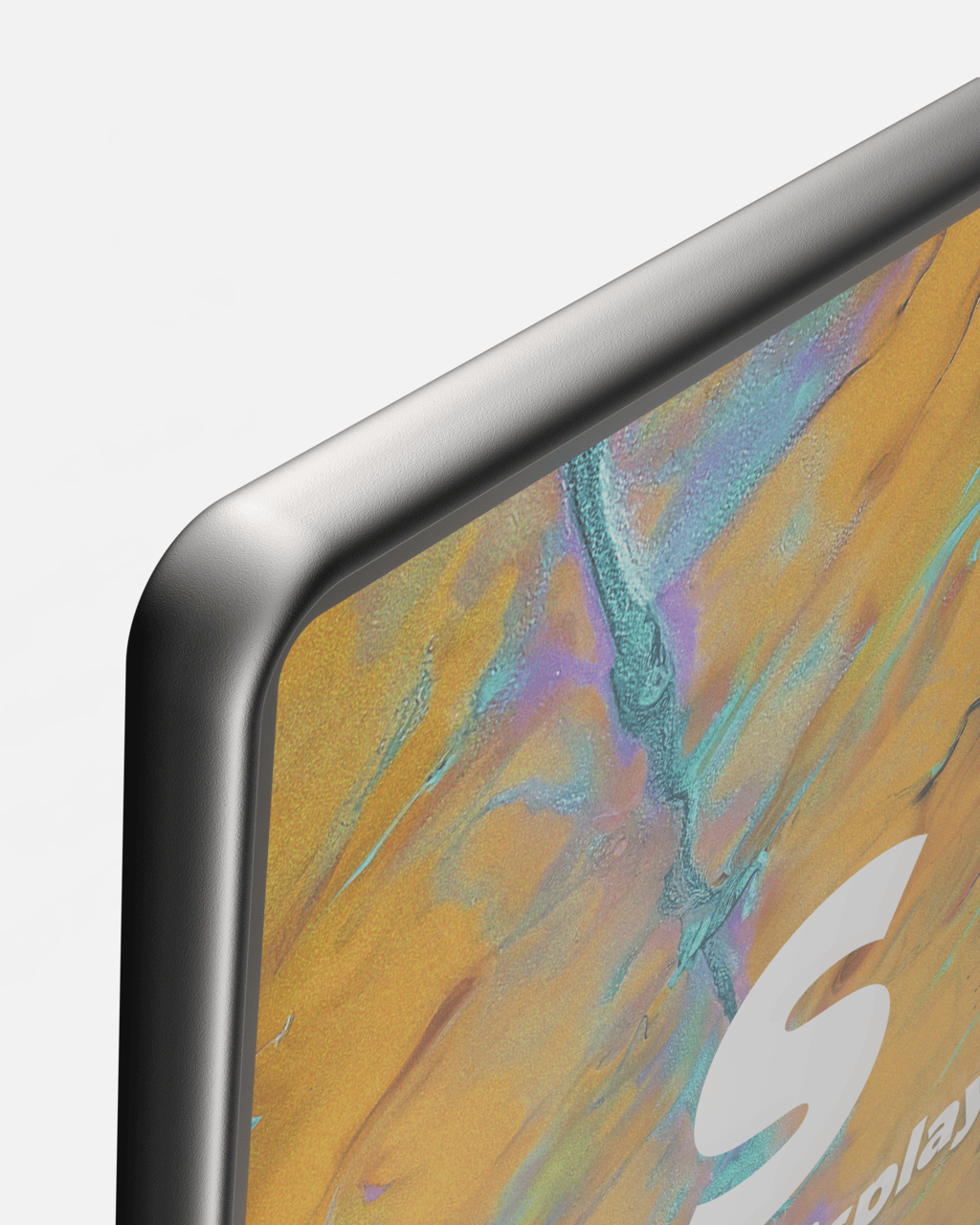 LED Display Lightbox / Glass + Aluminium / S (22.5×31 cm A4) / Counter / Rechargeable / Double-Sided CrystalDisplay Lightbox - Wheeler Display