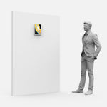 LED Display Lightbox / Glass + Aluminium / S (22.5×31 cm A4) / Silver CrystalDisplay Lightbox - Wheeler Display