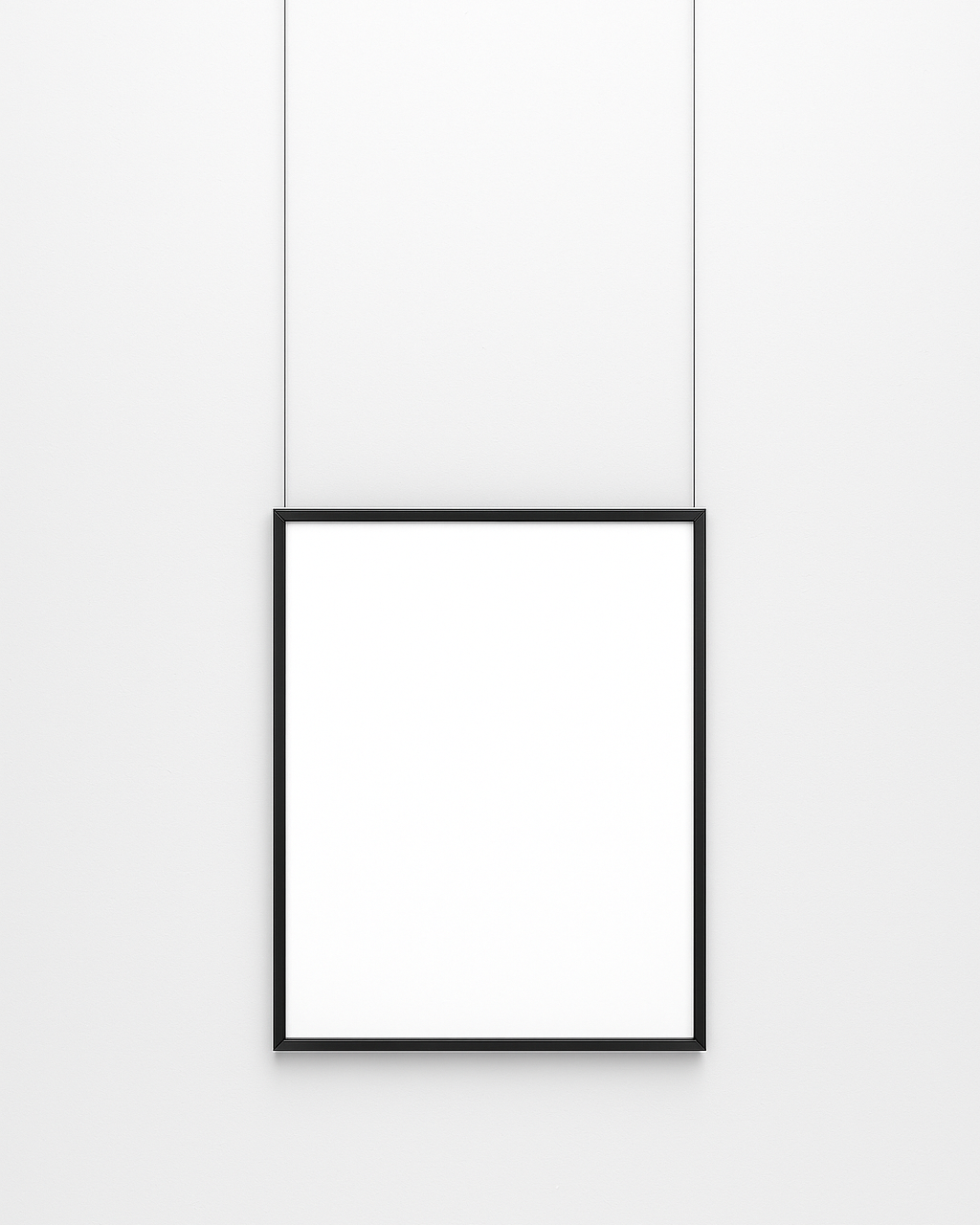 Suspension Wire Hanging Kit for CrystalDisplay Frames – 2 m Adjustable Steel Cable with Hook - Wheeler Display