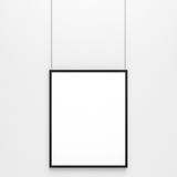 Suspension Wire Hanging Kit for CrystalDisplay Frames – 2 m Adjustable Steel Cable with Hook - Wheeler Display