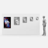 LED Display Lightbox / Glass + Aluminium / XXL (75×120 cm) / Black - Test CrystalDisplay Lightbox - Wheeler Display