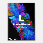 LED Display Lightbox / Glass + Aluminium / L (43×60 cm A2) / Silver CrystalDisplay Lightbox - Wheeler Display