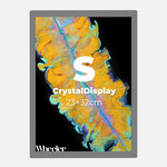 LED Display Lightbox / Glass + Aluminium / S (22.5×31 cm A4) / Silver CrystalDisplay Lightbox - Wheeler Display