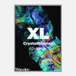 LED Display Lightbox / Glass + Aluminium / XL (60×85 cm A1) / Silver CrystalDisplay Lightbox - Wheeler Display