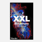 LED Display Lightbox / Glass + Aluminium / XXL (75×120 cm) / Black - Test CrystalDisplay Lightbox - Wheeler Display