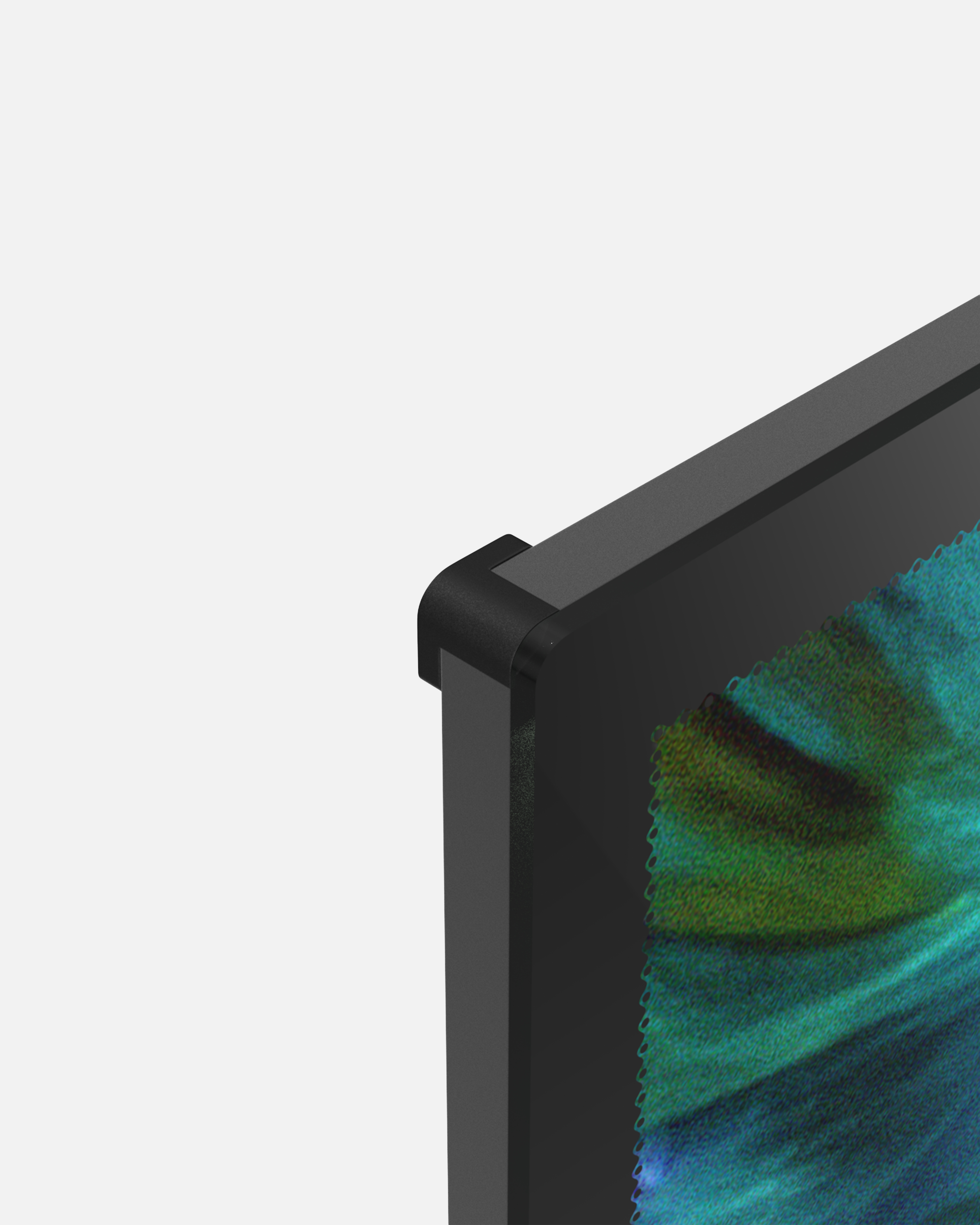 LED Display Lightbox / Glass + Aluminium / XL (60×85 cm A1) / Black CrystalDisplay Lightbox - Wheeler Display