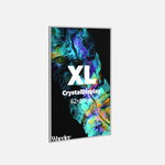 LED Display Lightbox / Glass + Aluminium / XL (60×85 cm A1) / Silver CrystalDisplay Lightbox - Wheeler Display