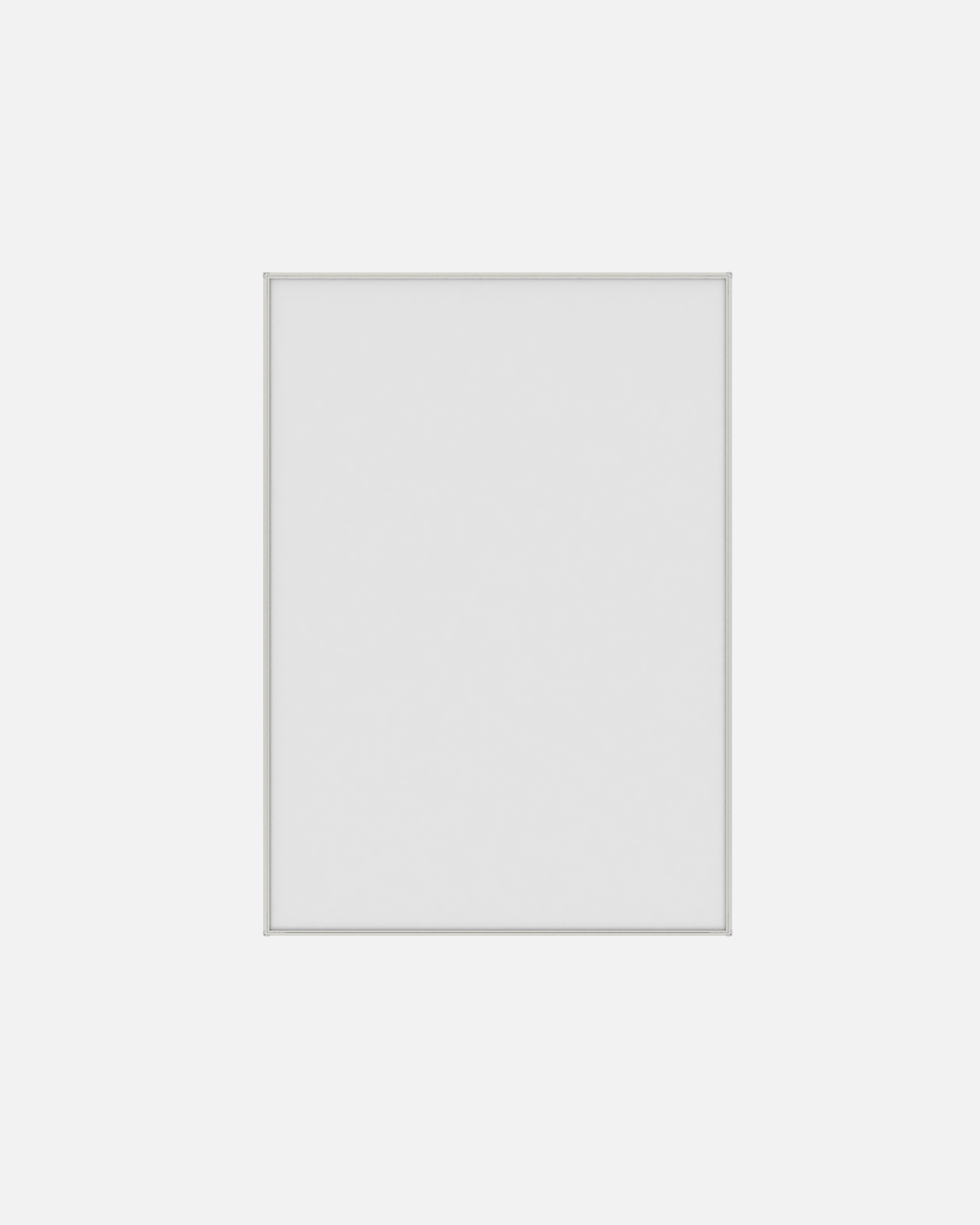 LED Display Lightbox / Glass + Aluminium / XL (60×85 cm A1) / Silver CrystalDisplay Lightbox - Wheeler Display