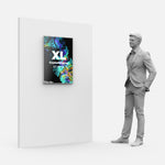 LED Display Lightbox / Glass + Aluminium / XL (60×85 cm A1) / Silver CrystalDisplay Lightbox - Wheeler Display