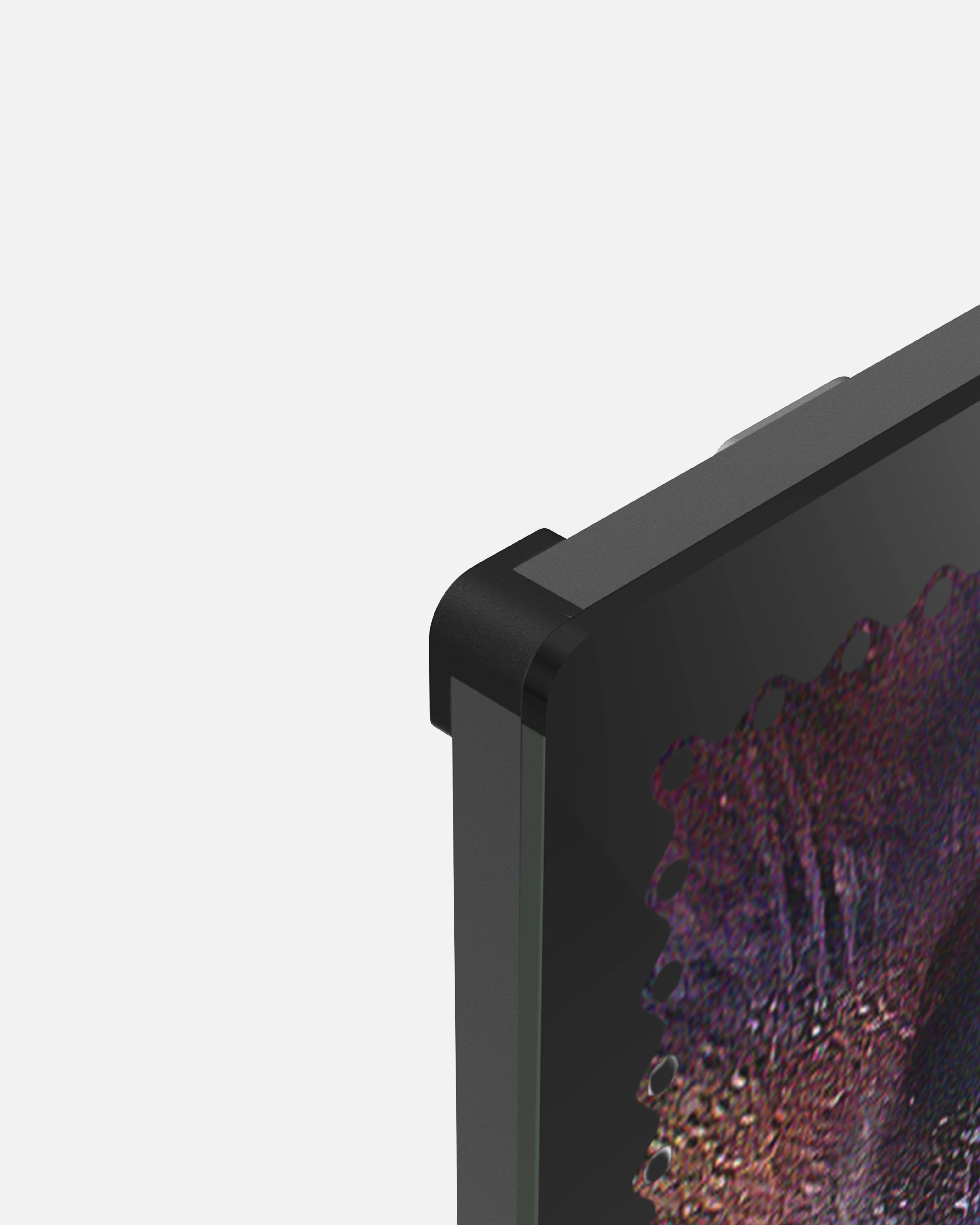 LED Display Lightbox / Glass + Aluminium / XXL (75×120 cm) / Black - Test CrystalDisplay Lightbox - Wheeler Display